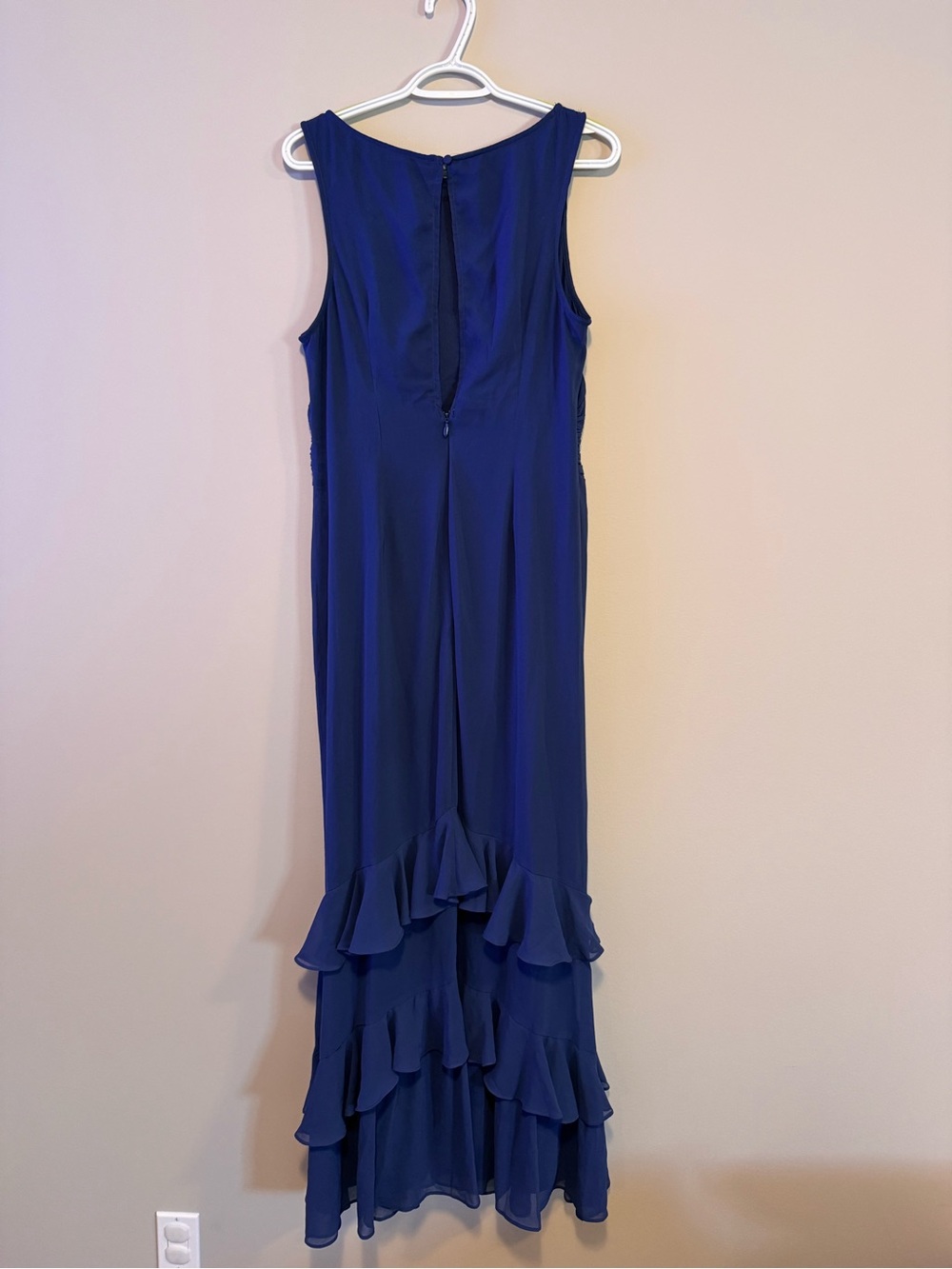 Lulu's Navy Sleeveless Ruffle-Tier Maxi Dress - Picture 4 of 4